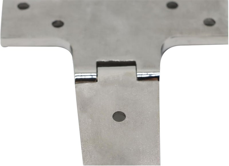 Jecoupoon Store 316 Stainless Steel Door Hinge Marine Grade 8'' x 4" T Hinge 6'' x 3" Boat Hatch Hinge with Screws (8'' x 4" 4PCS) - Image 5